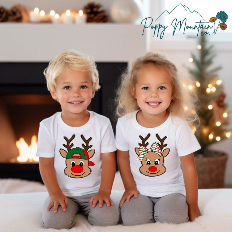 KIDS Hip Reindeer Boy/Girl Tee