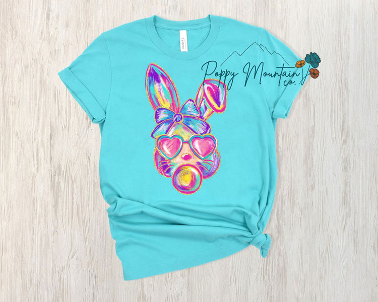KIDS Brushstroke Bubblegum Bunny Tee