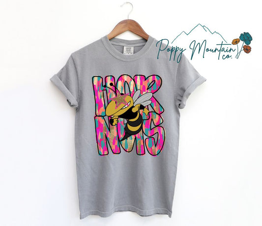 Brushstroke Hornets Tee