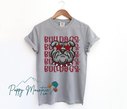 Preppy Bulldogs Tee