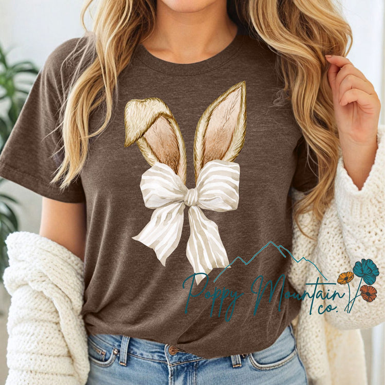 KIDS Bunny Ears Bow Tee