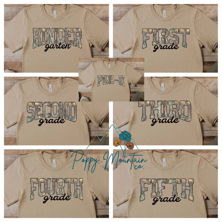 KIDS Camo Grade Tee