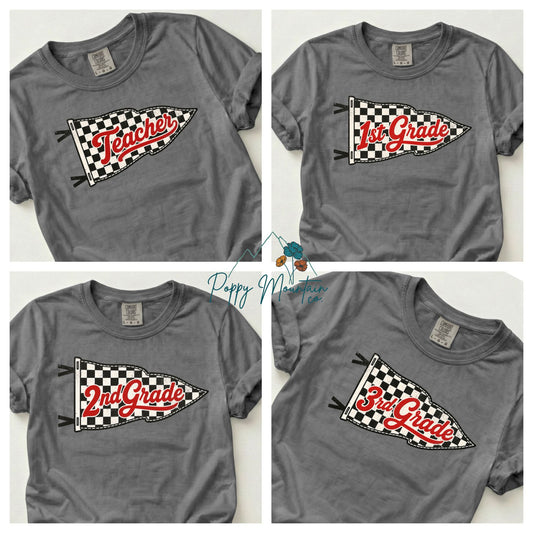 Checkered Pennant Grade Tee