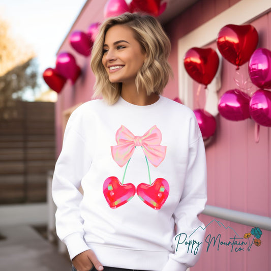 Cherry Bow Tee
