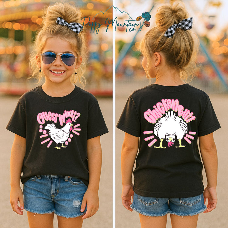 PINK Guess What Chicken Butt Tee