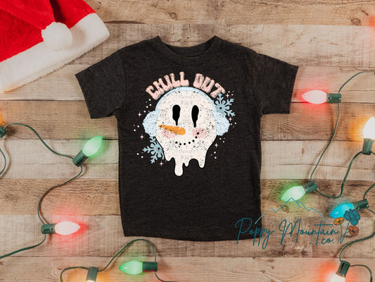 KIDS Chill Out Snowman Tee