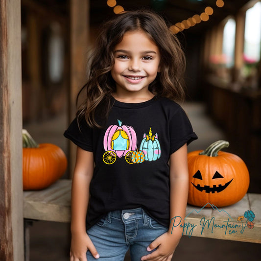 KIDS Cinderella Pumpkins Tee