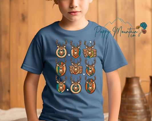KIDS Colorful Buck Mounts Tee