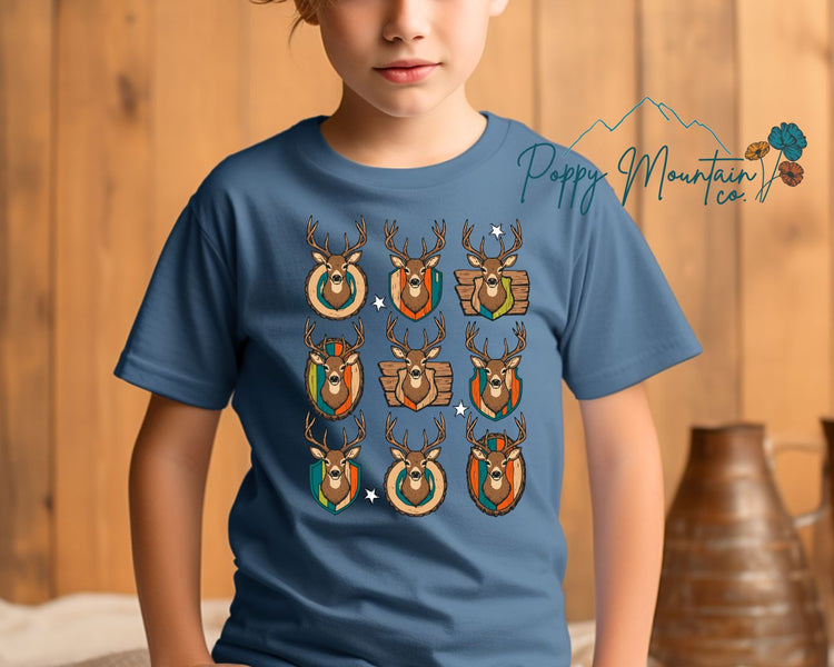 KIDS Colorful Buck Mounts Tee