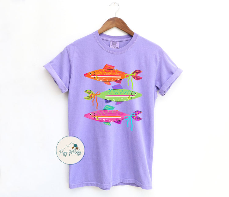 KIDS Colorful Fish Trio Tee