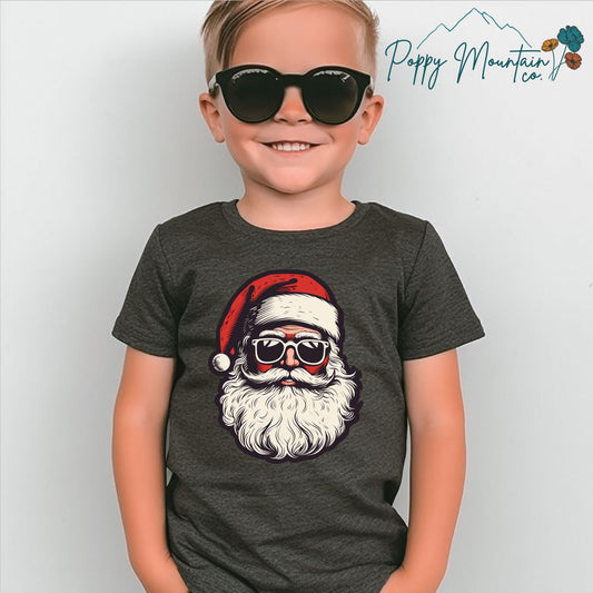 KIDS Cool Retro Santa Tee