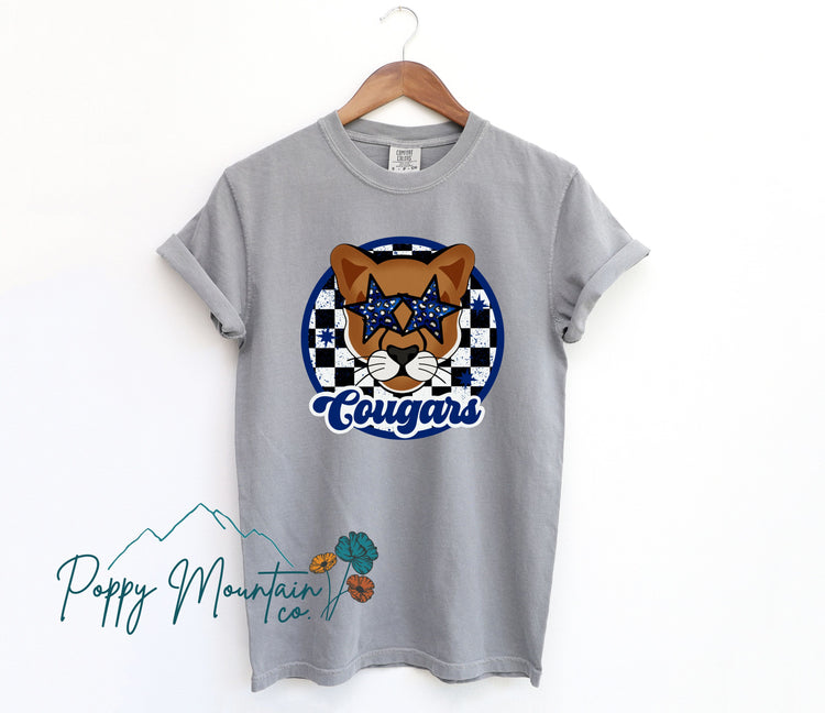 Cougars Check Tee