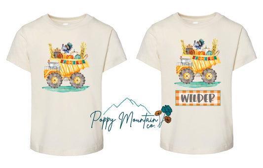 KIDS Dump Truck Turkey Tee