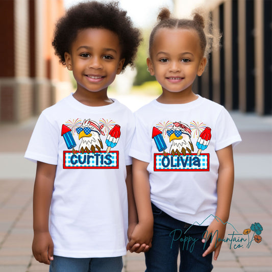KIDS Custom Eagle Trio Tee