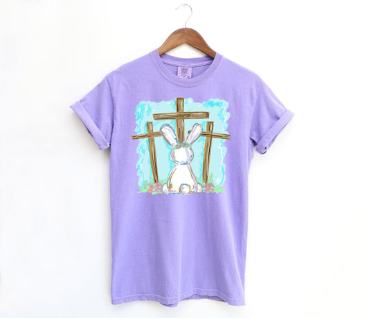Bunny at the Crosses Tee
