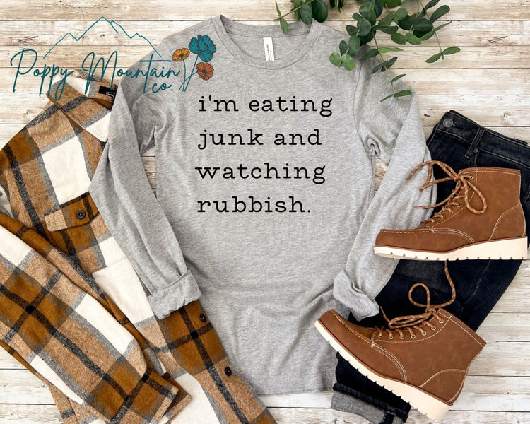 Eating Junk & Watching Rubbish Tee