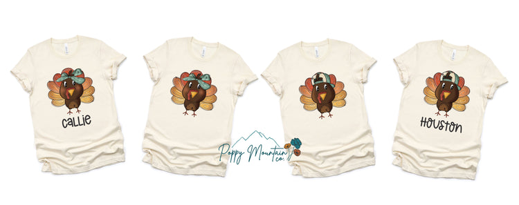 KIDS Chubby Turkey Boy/Girl Tee