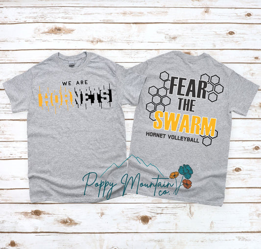 Fear the Swarm Front & Back Tee