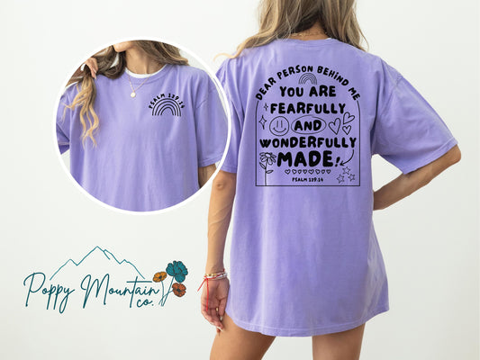 Fearfully & Wonderfully Made Tee