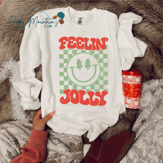 Feelin' Jolly Smiley Tee