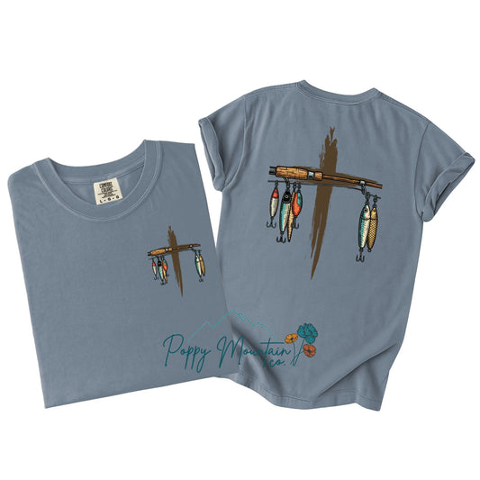 KIDS Fishing Lure Cross Tee