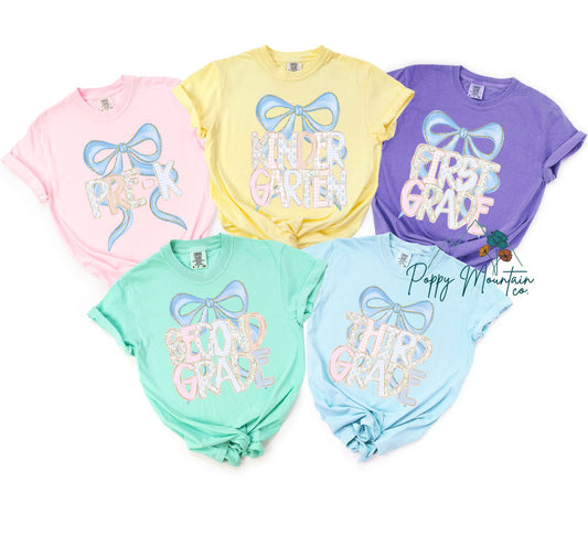 KIDS Pretty Floral Grade Tee