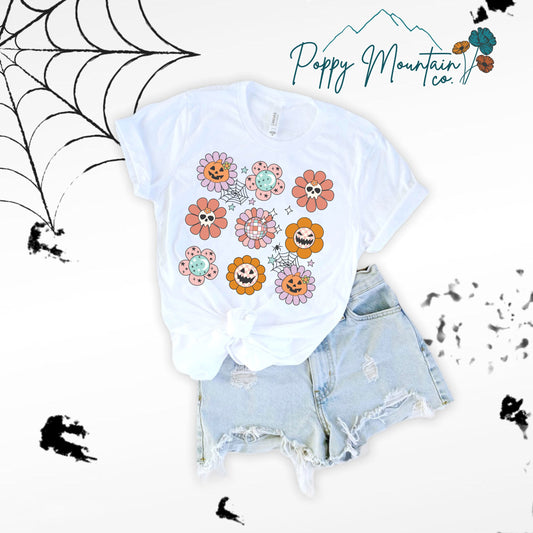 Flower Power Halloween Tee