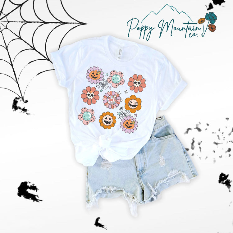 Flower Power Halloween Tee