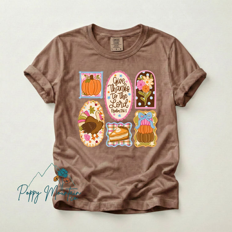Give Thanks to the Lord Frames Collage Tee
