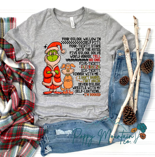 Green Guy Schedule Tee