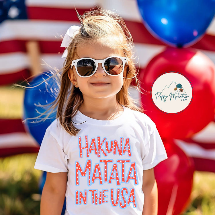 KIDS Hakuna Matata in the USA Tee