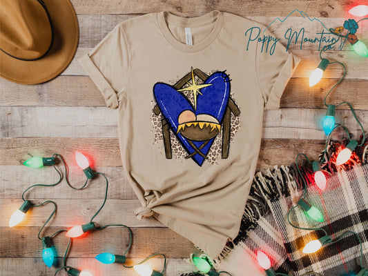 Heart Nativity Tee