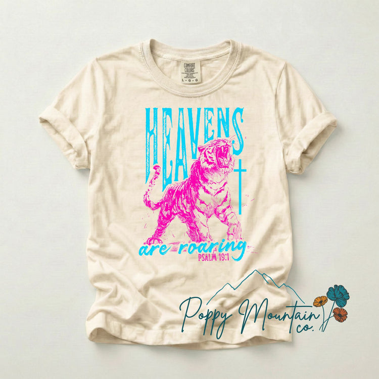 Heavens Are Roaring Tiger Tee