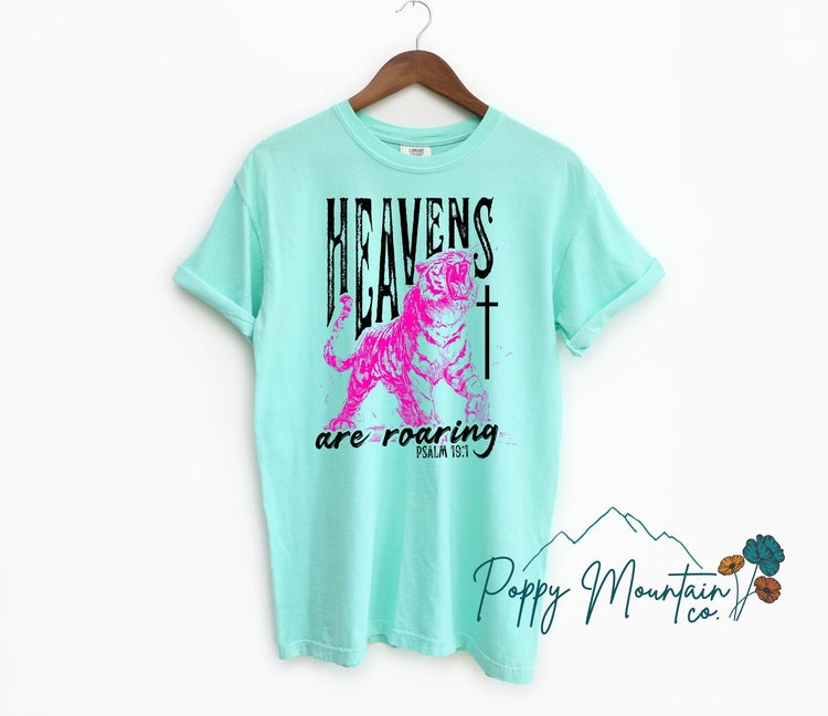 Heavens Are Roaring Tiger Tee