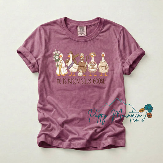 He is Risen Silly Goose Tee