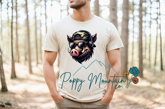 Hip Hog Head Tee