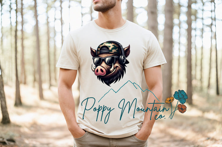 Hip Hog Head Tee