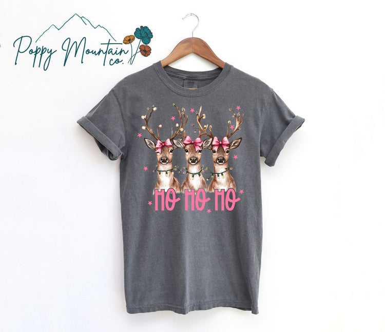 HoHoHo Girly Deer Tee