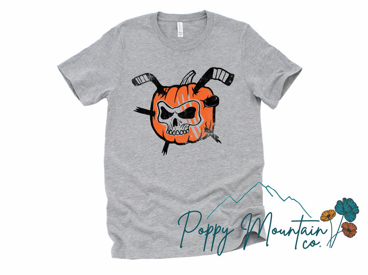 Hockey Pumpkin Tee