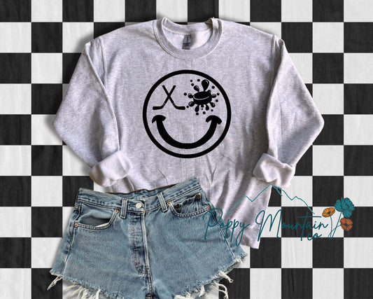 Hockey Smiley Tee