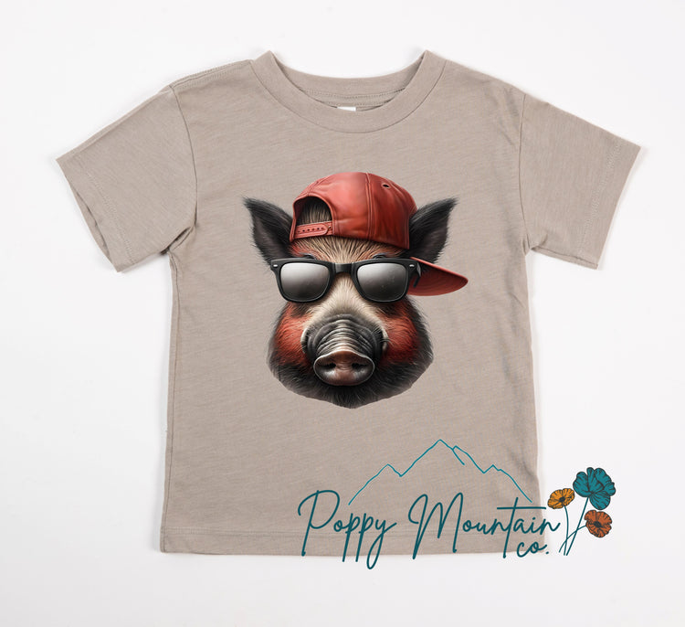 KIDS Cool Hog Head Tee