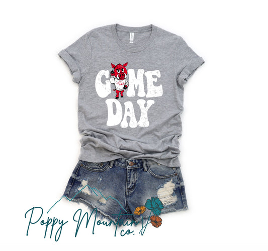 Hogs Game Day (WHITE) Tee