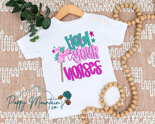 KIDS Hold Your Horses Tee