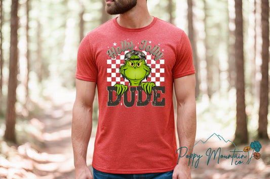 Holly Jolly Green Dude Tee