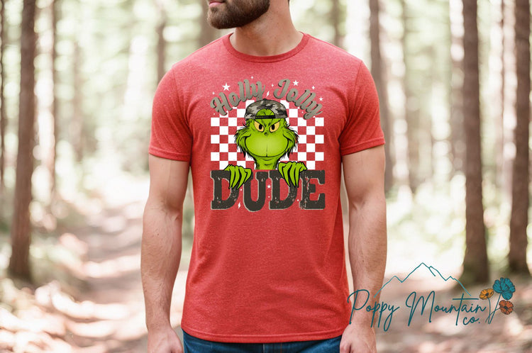 Holly Jolly Green Dude Tee