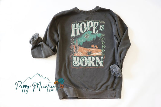 Hope Is Born Christmas Tee