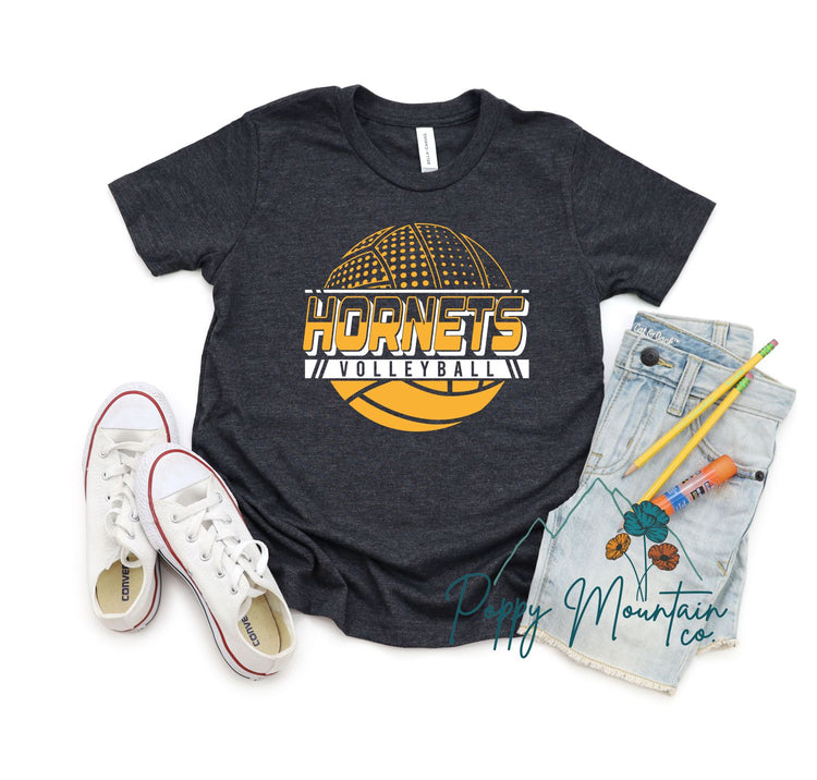 KIDS Hornets Volleyball Circle Tee