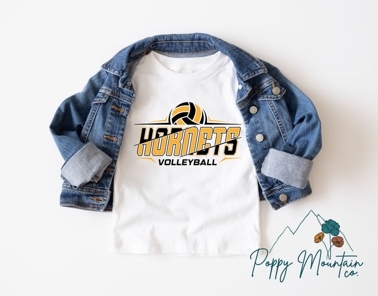 Hornets Volleyball Split Tee
