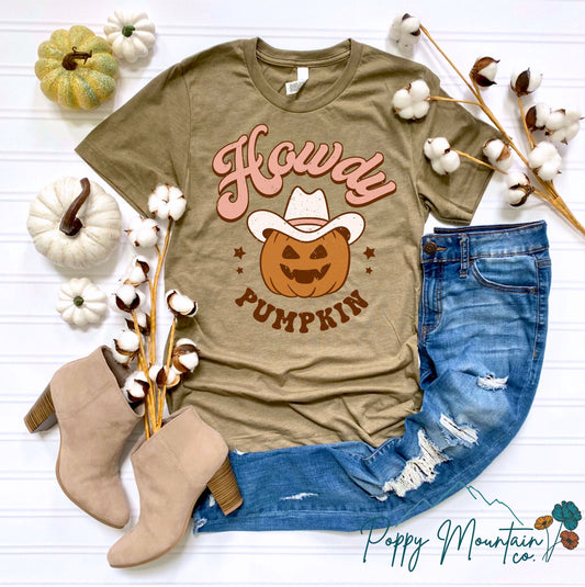 KIDS Howdy Pumpkin Tee