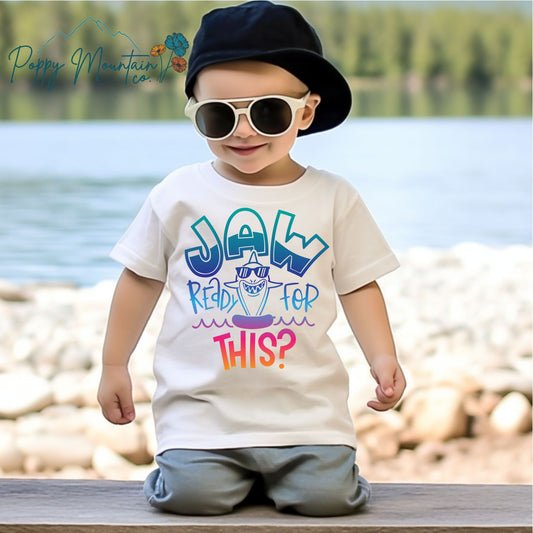 KIDS Jaw Ready for This Shark Tee